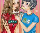 おしゃれな世界観のオリジナルイラスト作成します 商用可能！ポスターやSNSアイコン・挿絵・似顔絵にどうぞ。 イメージ9