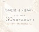 ネイル・まつげサロンの返信文を30場面作ります 予約変更・料金案内も、お店らしいやさしい言葉へ イメージ1