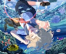 かわいい女の子と爽やかな雰囲気のイラストを描きます あなたのイメージに合うイラストを制作します！ イメージ1