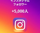 インスタフォロワー➕5,000人増やします 即対応！とにかく質にこだわったサービス イメージ1