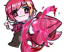 デフォルメのかわいらしいアイコンを描きます キラキラしたゆるいキャラクターを描きます！ イメージ2