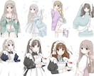 既存絵をお好きなビジュに！カスタムイラスト描きます お好みの元絵をビジュアルチェンジしてあなただけのイラストに！ イメージ9