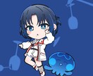 商用利用可・女の子のミニキャライラスト描きます グッズ・歌ってみた・サムネイルなどお気軽にご相談下さい！ イメージ6