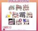 Twitchなどのスタンプ・バッジ作成いたします １点～OK！アニメーション対応◎　複数同時購入で割引アリ イメージ3