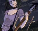 アイコン・立ち絵・歌ってみたなど幅広くお描きします ミステリアスな雰囲気のイラストを提供します イメージ2