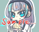 ポップなバストアップアイコン描きます 漫画チックな可愛い絵柄です！SNSやブログなどにどうぞ！ イメージ2