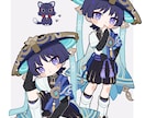 デフォルメ・SD・ミニキャライラストを描きます アイコンやグッズ制作などにも！ イメージ7