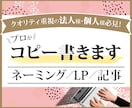 プロが魅力を伝えるコピー・ネーミングを考えます ブランドメッセージや企業理念の言語化、LPや記事・台本作成も イメージ1