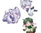 活動用やTRPG用のイラストを制作いたします 表情豊かで動きがあるイラスト制作が得意です。 イメージ7