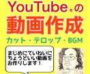 YouTubeなどに使える動画の編集承ります まじめにていねいに”ちょうどいい”動画を作ります！ イメージ1