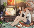背景込みの一枚絵イラストを制作します 世界観を活かした密度の高い作品制作をします イメージ4