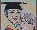みんなが笑顔になる、優しい似顔絵描きます ほんわか笑顔の記念の一枚になりますよう☆限定プレゼント付き イメージ8