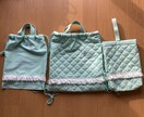 入園入学用品ご指定のサイズでお作りさせて頂きます 大手手芸店でバック、巾着等製作の仕事経験が5年間あります。 イメージ1