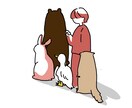 ゆるいカラーイラストを描きます 低価格・高速納品！グッズや挿絵、商用利用に最適 イメージ10