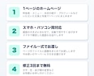 1ページのホームページ・料金表を作ります 料金表やお店の紹介を1ページに。スマホでも見やすく イメージ3
