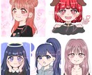 可愛いアイコン、イラスト描きます SNS等に利用出来る可愛いアイコン、イラスト描きます！ イメージ1