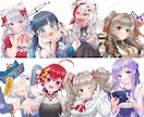 商用利用無料！バストアップ・立ち絵作成いたします IRIAM対応作成可能・１枚絵やアイコンに！ イメージ6