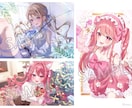 立ち絵や一枚絵、ミニキャラ等を描きます 可愛く且つ綺麗めのイラストを描きます イメージ5