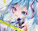 キャラクターデザイン 二次元創作を描きます 透明感のあるイラストを描くのが得意です。 イメージ3