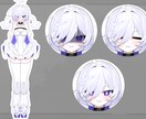 修正∞最強イラストLive2D 製作します クオリティ高　全ての工程がここで揃います！ イメージ10