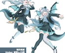 キャラクター立ち絵制作いたします テイスト寄せ可能！元企業イラストレーターが制作いたします！ イメージ7