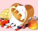 猫ちゃんのイラストお描きします 〜猫ちゃん好きのためのイラスト〜ラフ修正制限なしです イメージ9