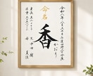 美しく気品のある正統派毛筆手書き命名書を制作します 大切なお子様へ初めての贈り物。迅速に誠実に心を込めて書きます イメージ6