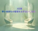 3日間｜辛い気持ちの整理をお手伝いします 言葉にできなくても大丈夫。答えを出さなくてもいい場所です。 イメージ1
