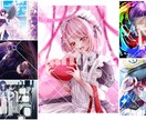 綺麗めなイラストを提供します 配信者や活動者様に限らず、好きを形にします！ イメージ1