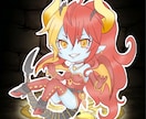 パズドラモンスト白猫などのデフォルメキャラ描きます SNSで使えるアイコン描きます！デフォルメキャラを書きます イメージ3