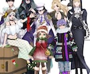 TRPG,ゲーム,配信の全身立ち絵制作します アニメ塗りで万人受けする全身立ち絵制作！ イメージ4