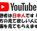 youtubeを日本人に500再生まで宣伝します 1再生10円！youtuber必見！宣伝相手は日本人です イメージ1