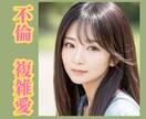 不倫/複雑愛占い以上に心のケアお話しお聞きします 孤独な感情を元ｸﾗﾌﾏﾏ貴女を丸ごと受け止め寄り添います イメージ1