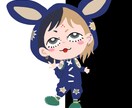 ちびキャラのアイコンを作成します ふんわりとした丸みを帯びた優しい可愛いイラストです。 イメージ2