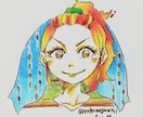 SNS等の人物アイコン描きます 色鉛筆･アクリル絵具を用いて優しいテイストのイラストを制作☆ イメージ2