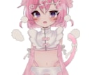 IRIAMで使える立ち絵をデザインして描きます 太ももまで描きます。デザインのイメージをお伝えください。 イメージ1