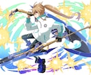 少年漫画風のカッコイイ1枚絵描きます 躍動感がありカッコイイ配信画面や動画のサムネイルを描きます！ イメージ2