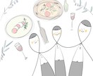 オリジナルイラス癒しの絵を描きます あなただけのオリジナル癒しイラストを描きます イメージ3