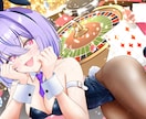 フィッティング量産一枚絵【バニー】を描きます Vtuber / Vライバーさんに大人気の量産シリーズです！ イメージ3