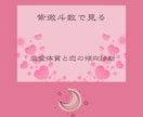 紫微斗数であなたの恋愛体質と恋の傾向を鑑定します 恋愛タイプを読み、恋をうまく進める秘訣をお届けします。 イメージ1