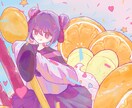 甘くてかわいい女の子かきます スイーツやお菓子×女の子のイラスト描きます イメージ1