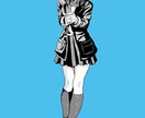 漫画風のキャラクター描きます バストアップ、全身でも一律3500円 イメージ2