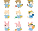 商用利用可・手描きイメージのパスデータ作成します 手描きのイメージをパスデータにしてお届けします イメージ2