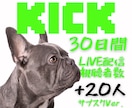 Kickライブ配信の視聴者数30日間増やします “人が集まる配信”を継続的に育てる✨同時接続20人UP イメージ1