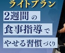 ダイエット最初の2週間をサポートます お試し向けのライトプランです。 イメージ1