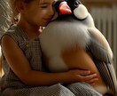 AIでうちの子（小鳥限定）をおっきくします SNSでアップしているインコをAIで大きくする画像生成です イメージ10