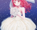 1枚絵やミニキャラも！透明感あるイラストを描きます アイコンサムネ歌みた立ち絵グッズなどに可愛いイラストを！ イメージ3