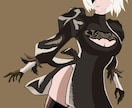 各SNSで使えるようなアイコン作成します Twitter等で使えるような可愛いイラストを描きます！ イメージ1