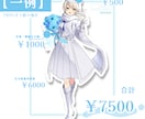 全身価格！TRPGなどの立ち絵描きます TRPG、ゲーム制作など　商用利用️⭕️定期購入⭕️ イメージ6