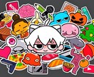 デフォルメキャラお描きします 可愛くてユニークな絵柄が好きな方向け イメージ1